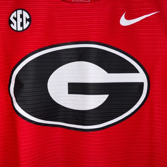 Nike Pro Elite SEC UGA Georgia Team Issue Running Racing Track Singlet Mens M - Picture 5 of 11
